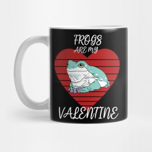 Frogs are my Valentine Mug